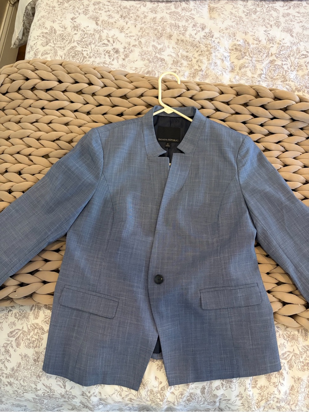 Banana Republic Women's Light Blue Tailored Blazer